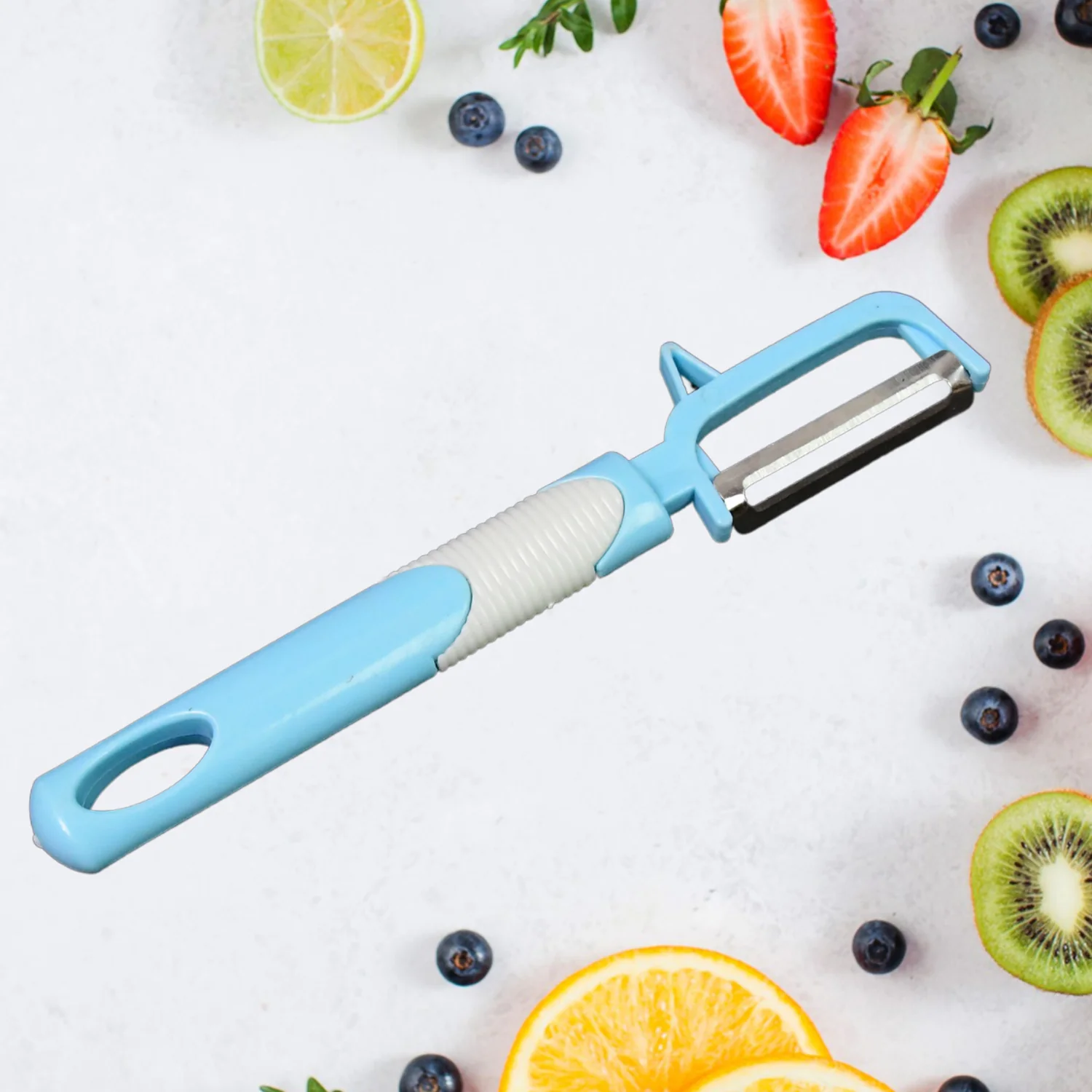 Multifunction Peeler Slicer with Plastic Handle (1 Pc / Mix Color) - Image 6