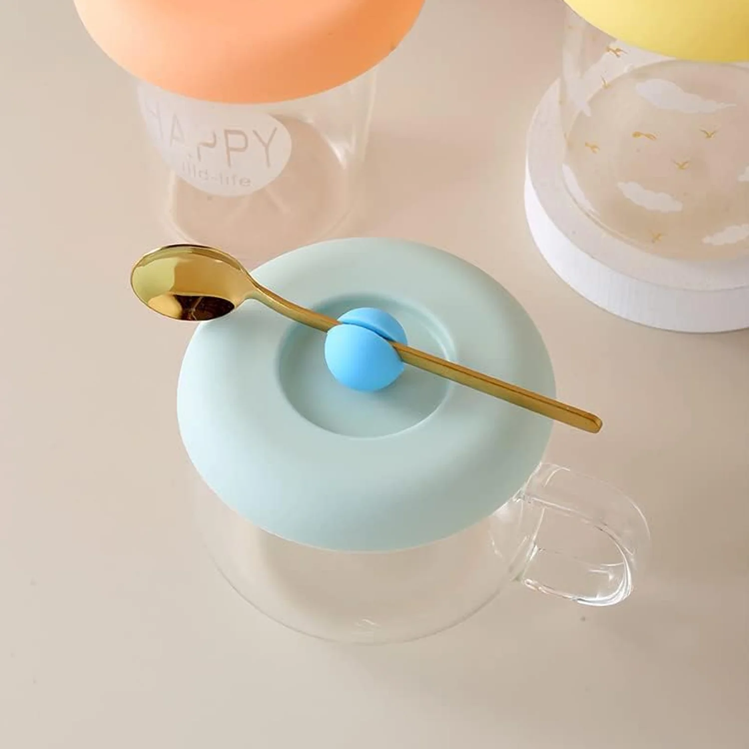 Cup/Mug Lid Dust Proof Silicone Rubber Airtight Seal (Lid Only, 1 Pc) - Image 7