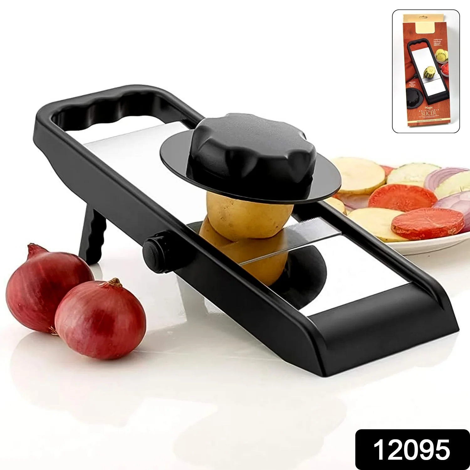 Premium Multipurpose Potato / Onion Slicer and Grater (1 Pc) - Image 2