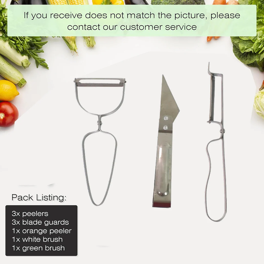 Multifunctional Peeler, Grater for Vegetable Fruit (3 Pcs Set) - Image 2