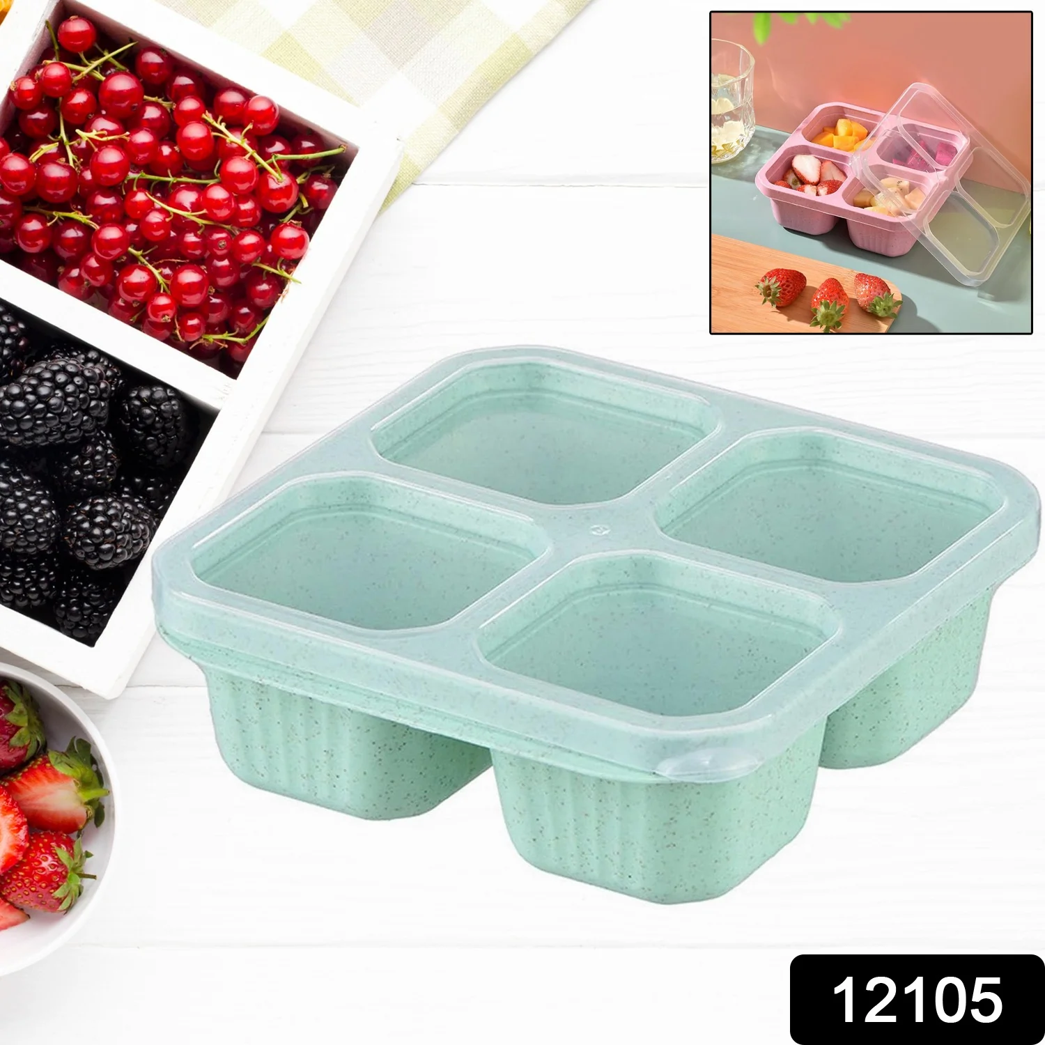 4 Compartment Food Storage Containers (1 Pc) - Image 2