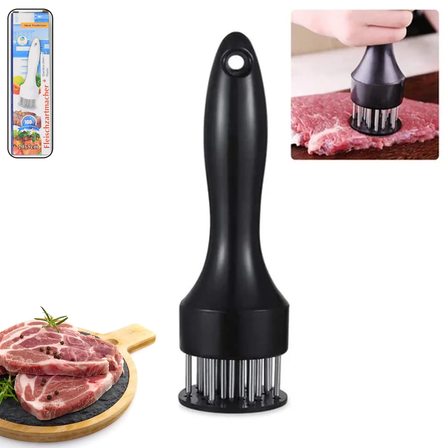 Meat Tenderizer Tool Stainless Steel Needle (1 Pc) - Image 6