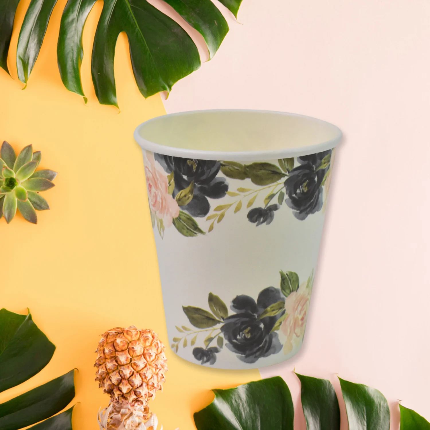 Disposable Paper Cups, Disposable Tea, Coffee Cups (10 Pcs Set / Mix Color & Design) - Image 6