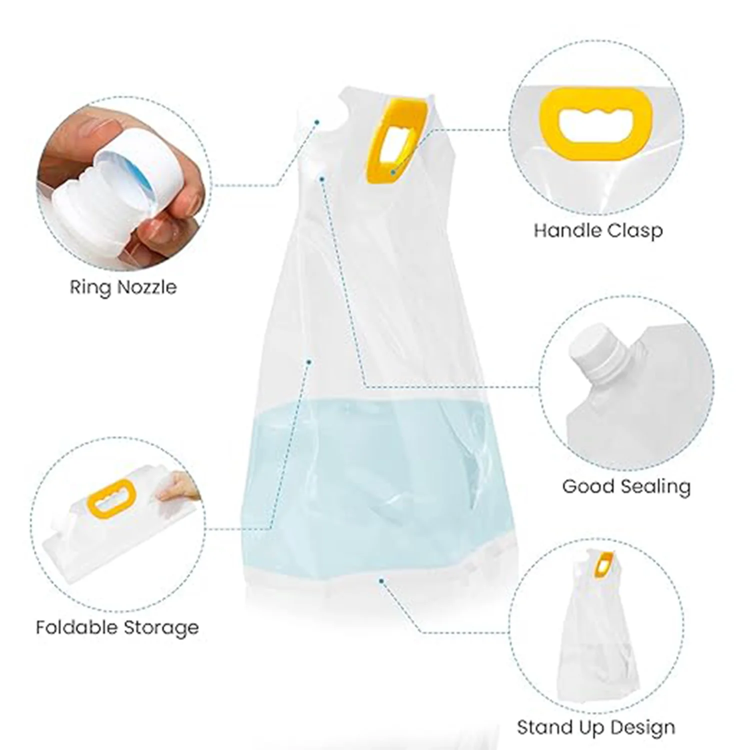 Airtight Refrigerator Storage Bags Food Storage Bag (25x21 Cm / 1 Pc) - Image 6