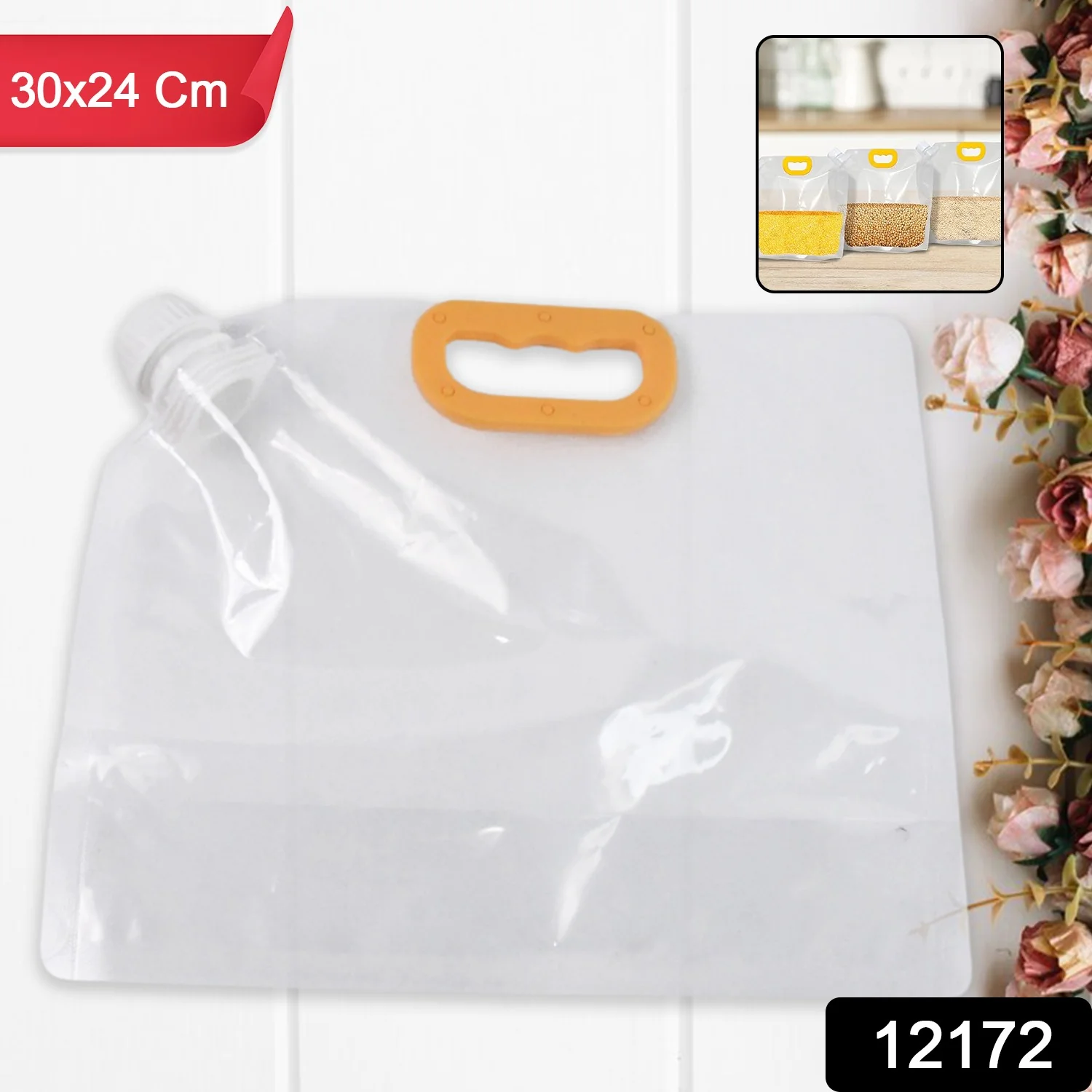 Airtight Refrigerator Storage Bags Food Storage Bag (30x24Cm / 1 pc) - Image 2