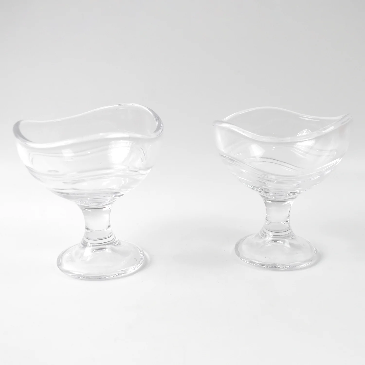 Glass Footed Dessert Bowl, Ice Cream Cup (2 Pcs Set) - Image 5