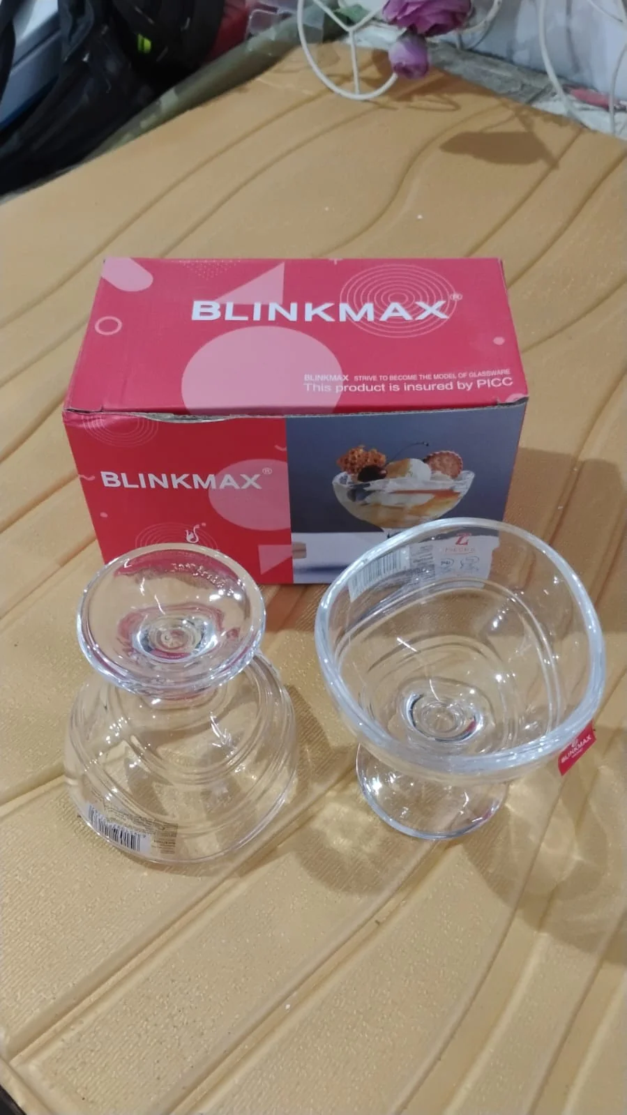 Glass Footed Dessert Bowl, Ice Cream Cup (2 Pcs Set) - Image 7