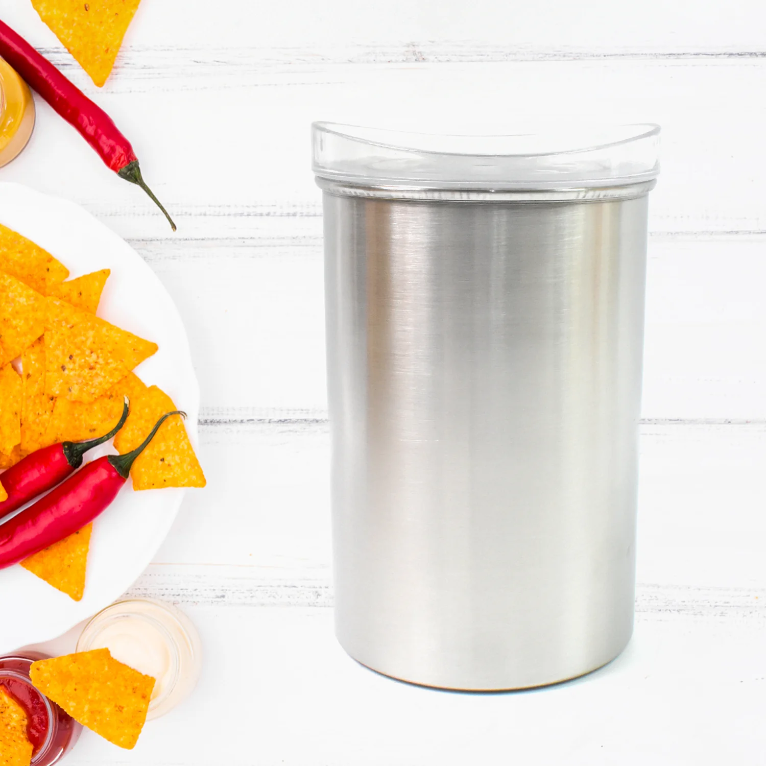 Stainless Steel Airtight Containers with See Through Lid (1 Pc / 1000 ML) - Image 4