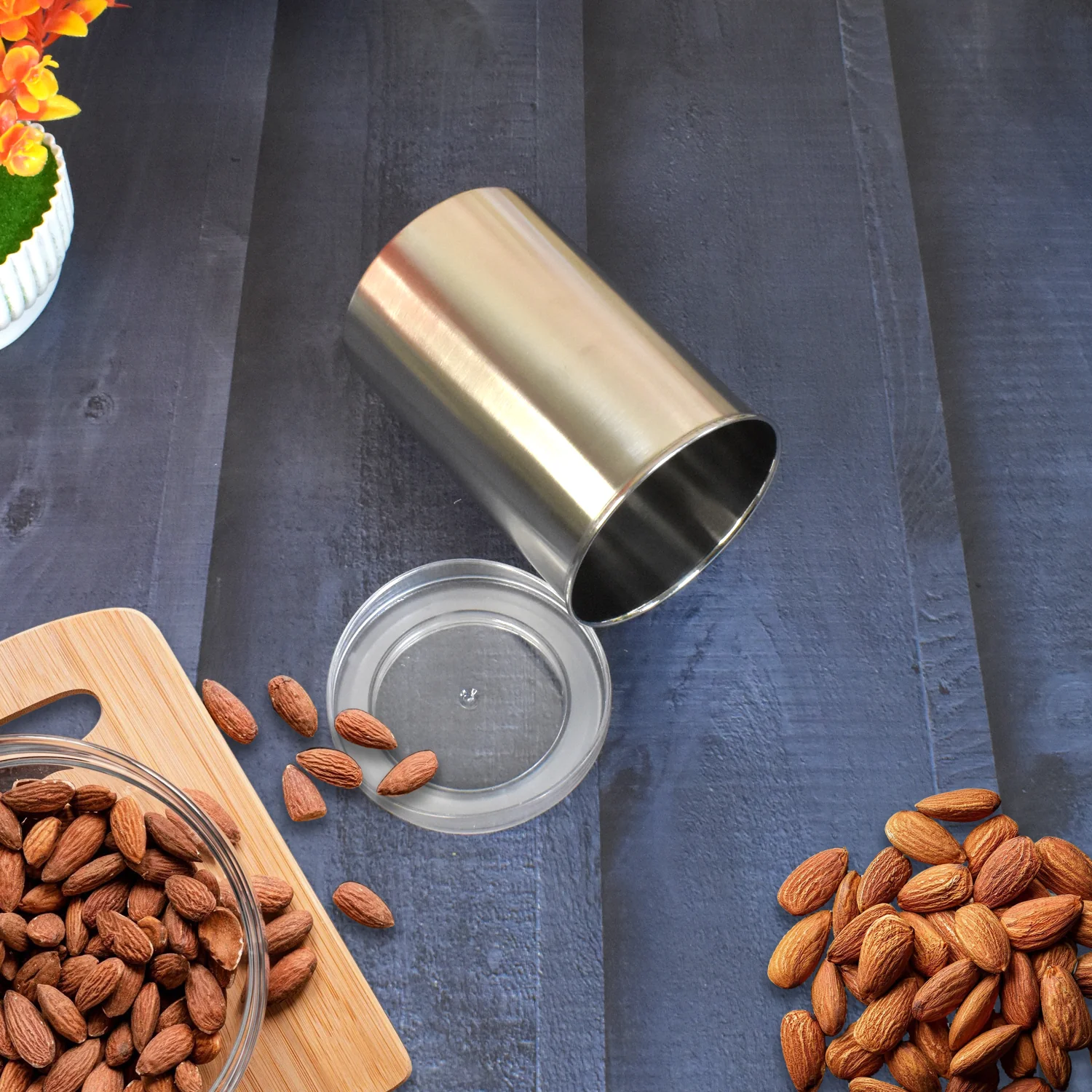 Stainless Steel Airtight Containers with See Through Lid (1 Pc / 1000 ML) - Image 6