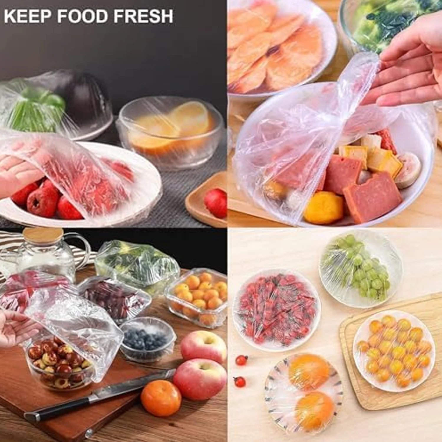 Disposable Elastic Food Storage Covers Bag (100 Pcs Set / Big) - Image 7