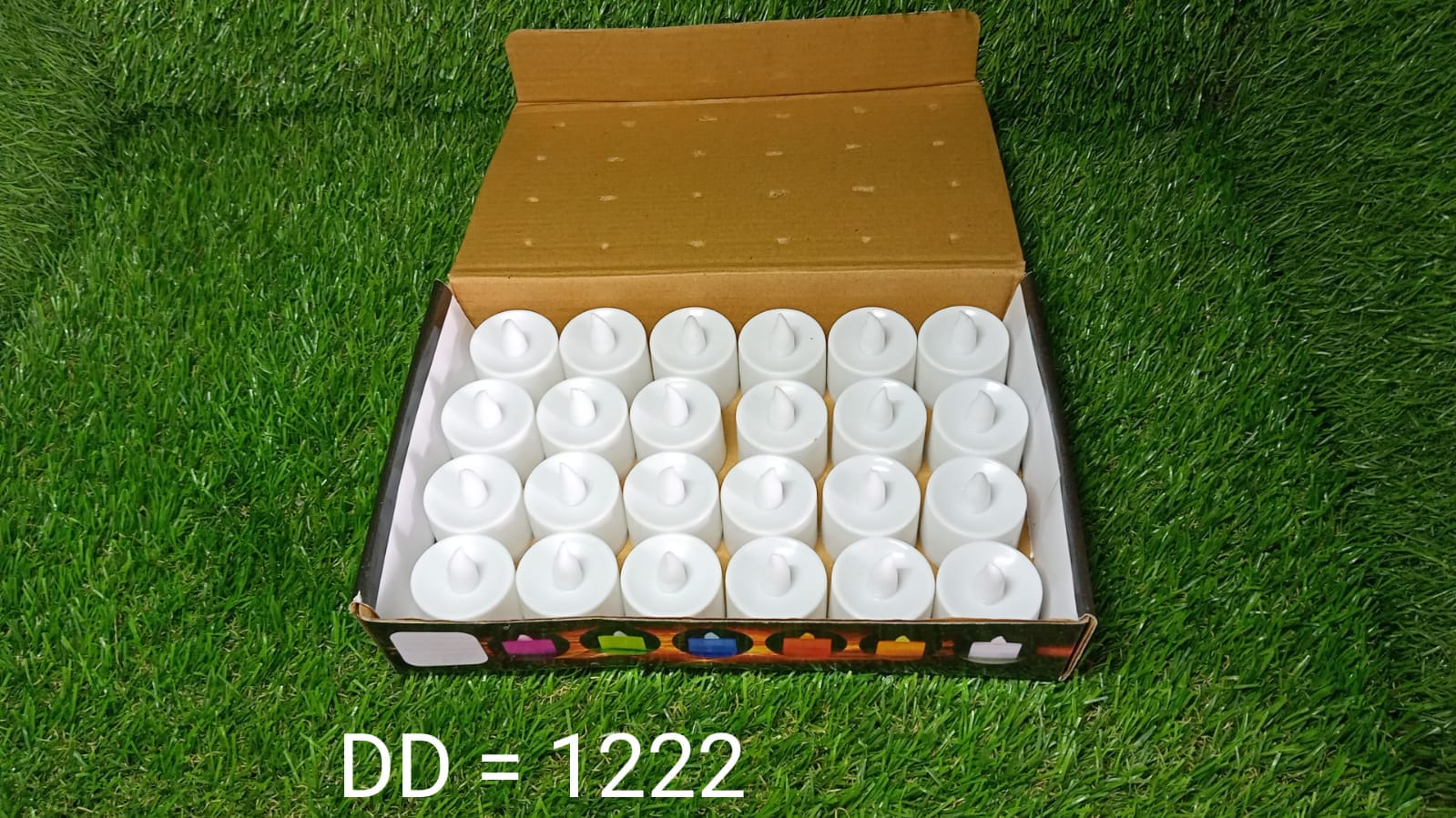 Festival Decorative - LED Tealight Candles, Diwali (White, 24 Pcs) - Image 8