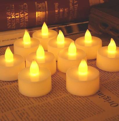 Festival Decorative - LED Tealight Candles for Party, Wedding, Diwali (12pc)