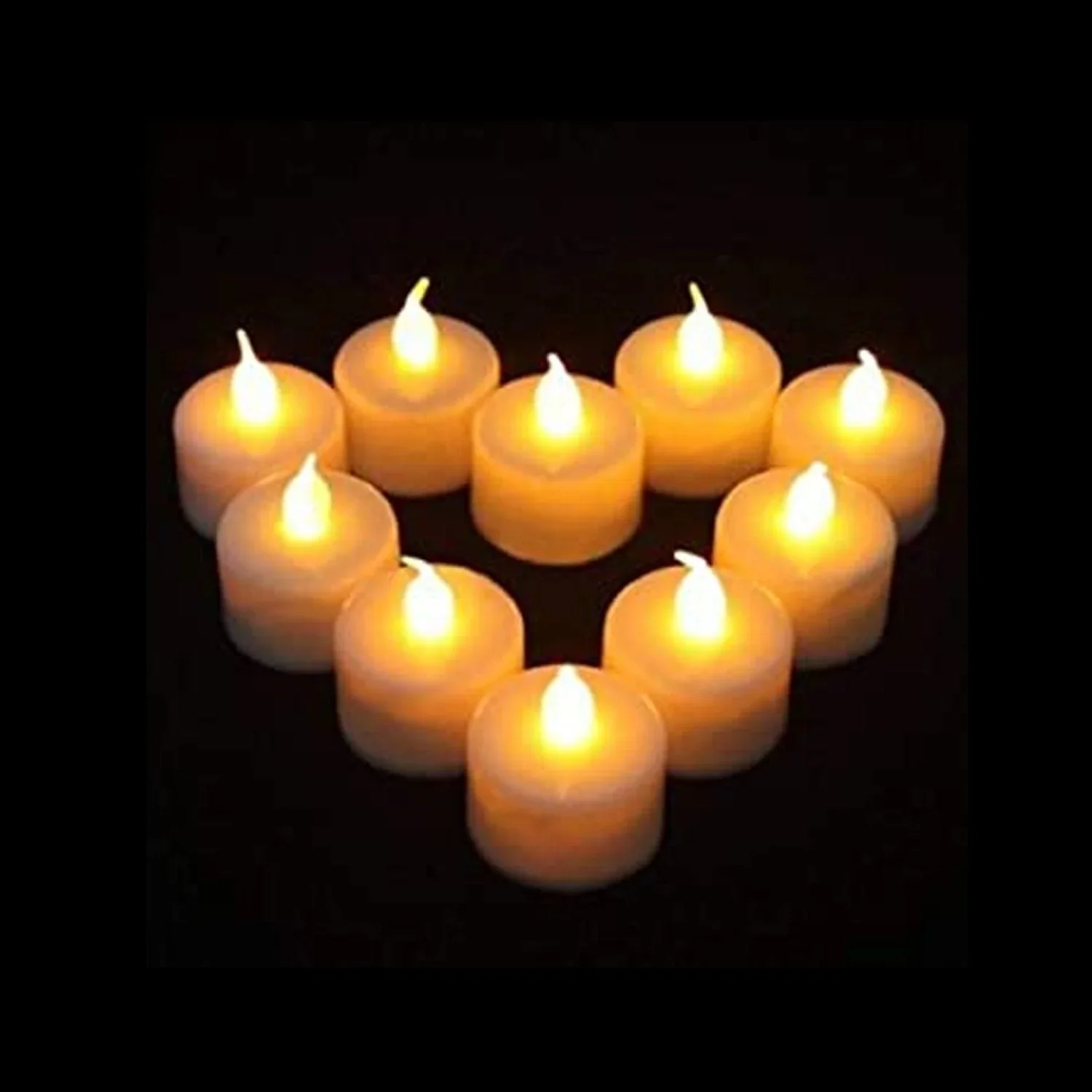 Festival Decorative - LED Tealight Candles for Party, Wedding, Diwali (12pc) - Image 3