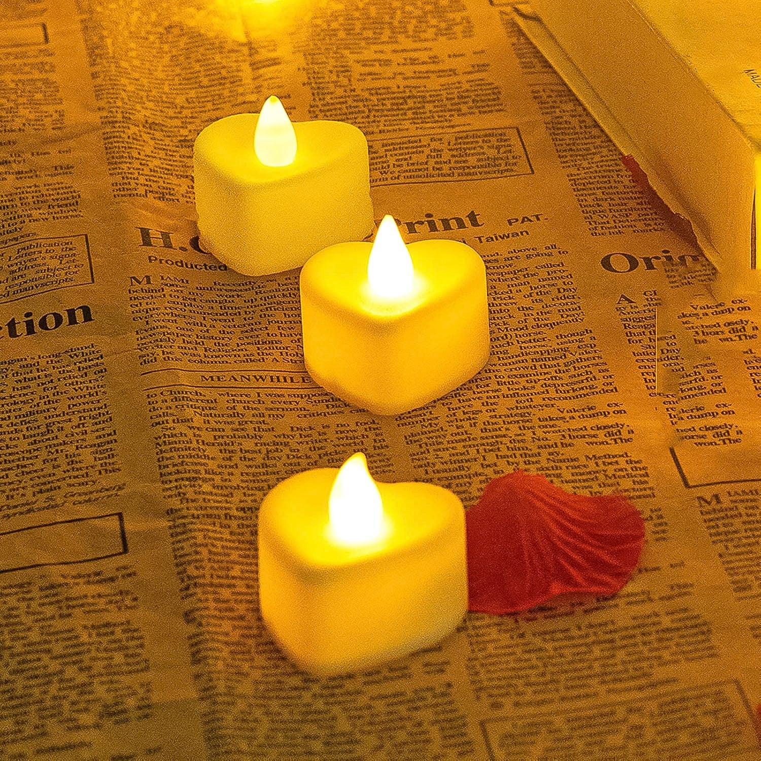 Festival Decorative LED Tealight Candles (24 Pc Set) - Image 5