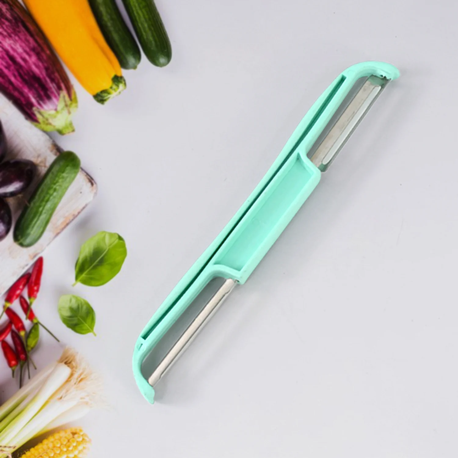 Double Side Potato Peeler Stainless Steel Peeler Cutter (1 Pc) - Image 3