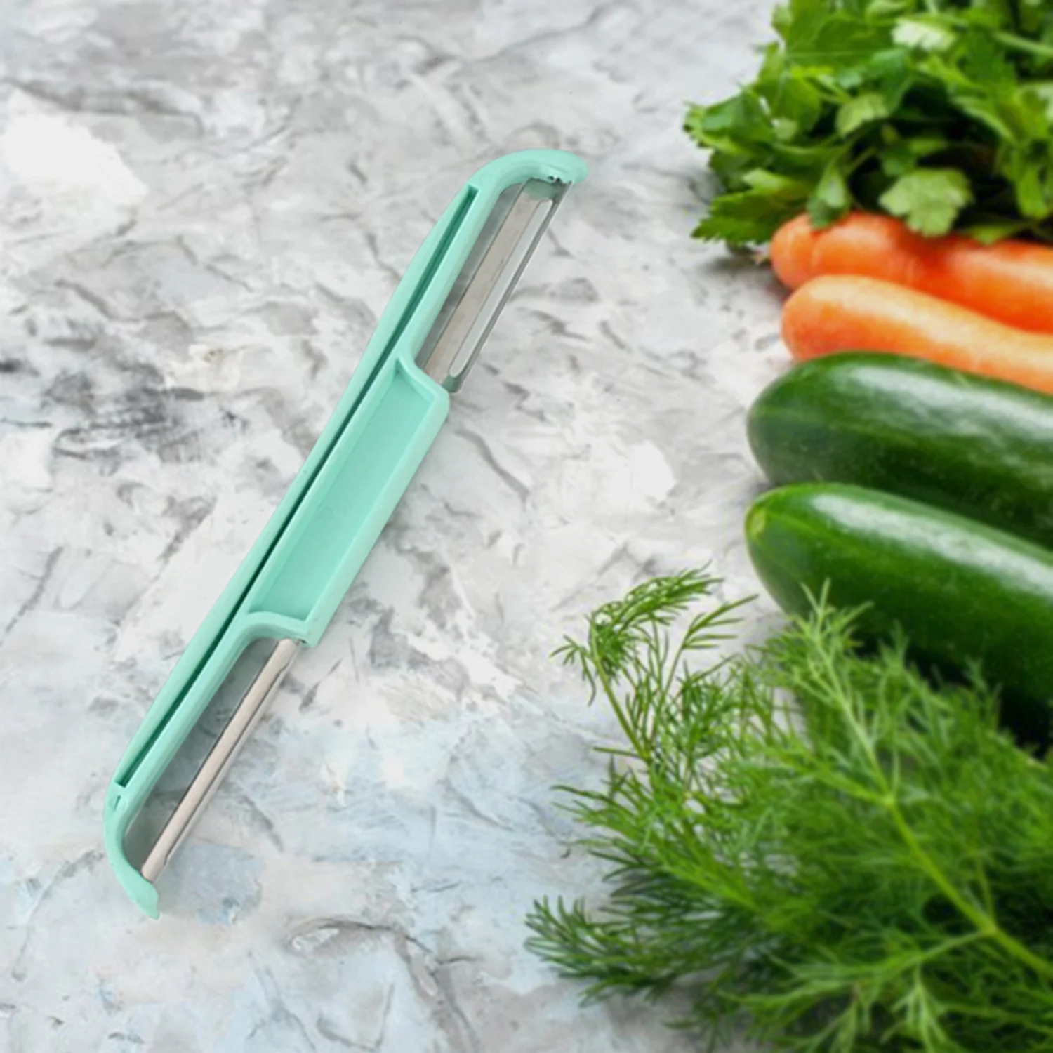 Double Side Potato Peeler Stainless Steel Peeler Cutter (1 Pc) - Image 6