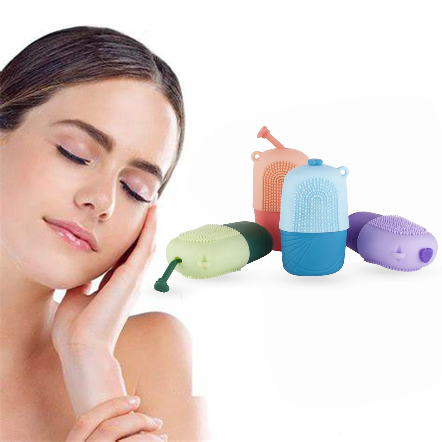 Ice Roller & Scrubber For Face Glowing & Tighten Skin (1 Pc) - Image 8