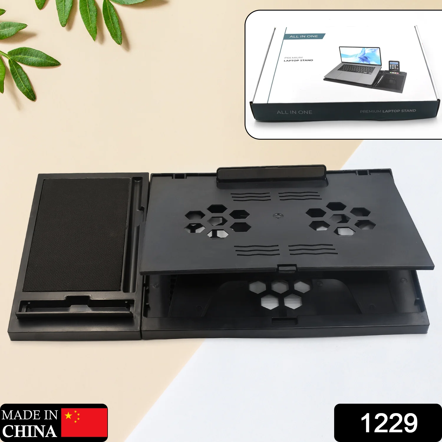 Laptop Stand Portable Foldable Compatible with MacBook Notebook - Image 2