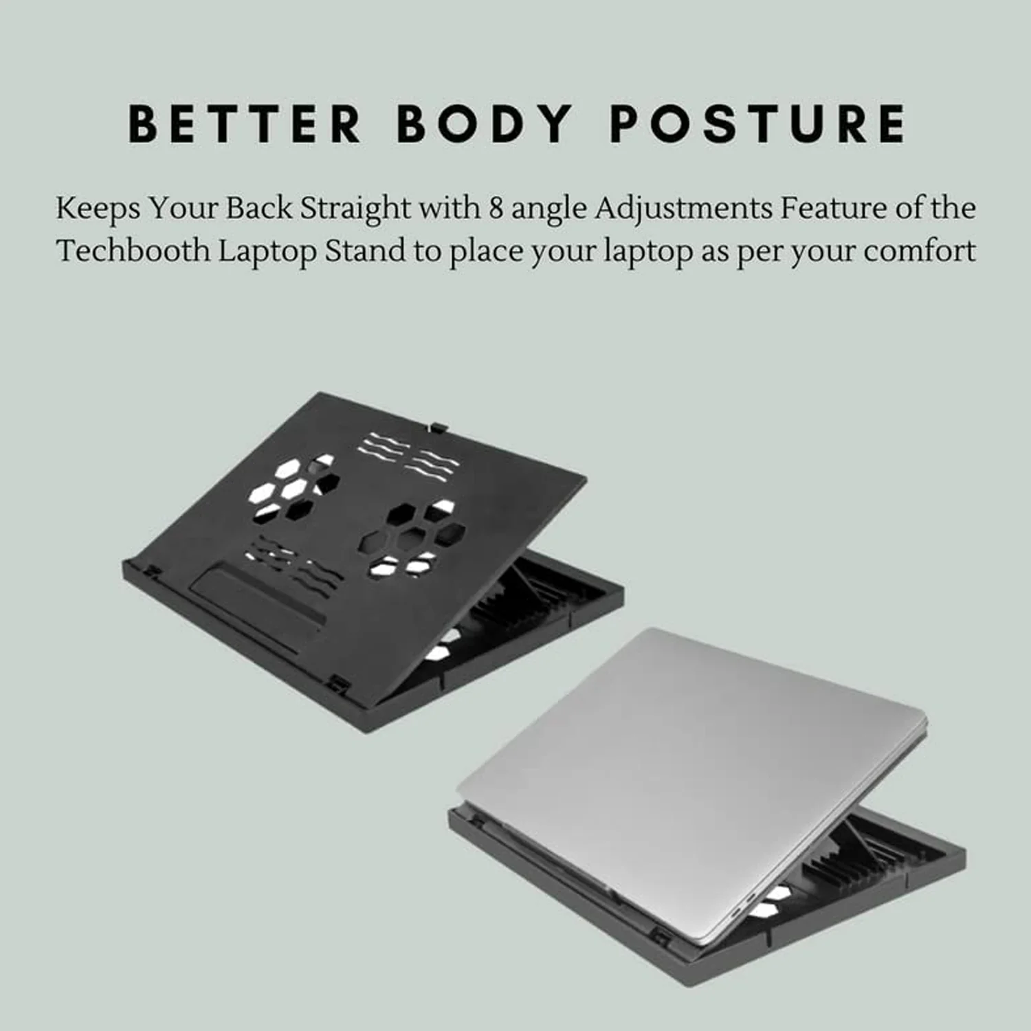 Laptop Stand Portable Foldable Compatible with MacBook Notebook - Image 7
