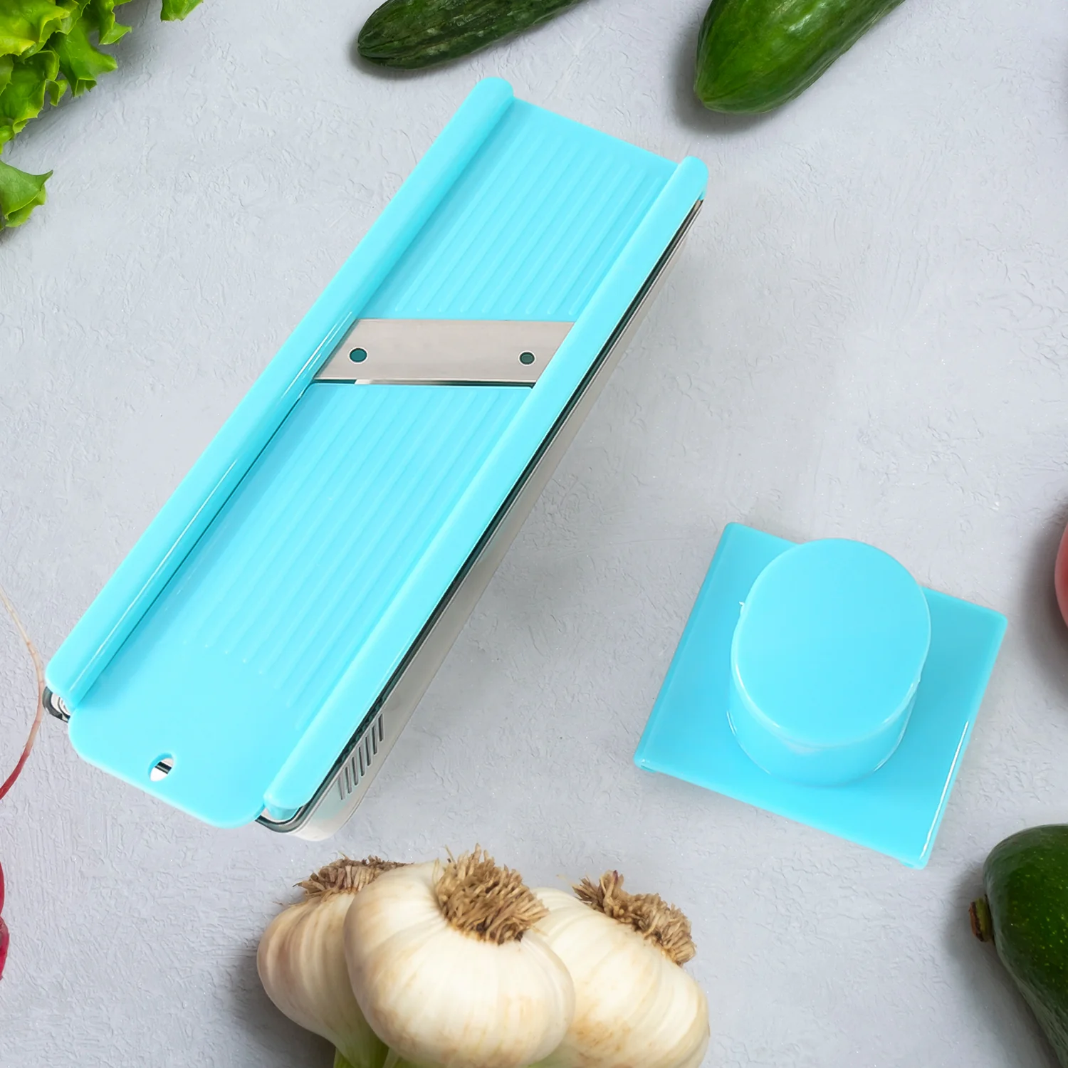 2-in-1 Multipurpose Vegetable & Dry Fruit Slicer (1 Pc) - Image 6