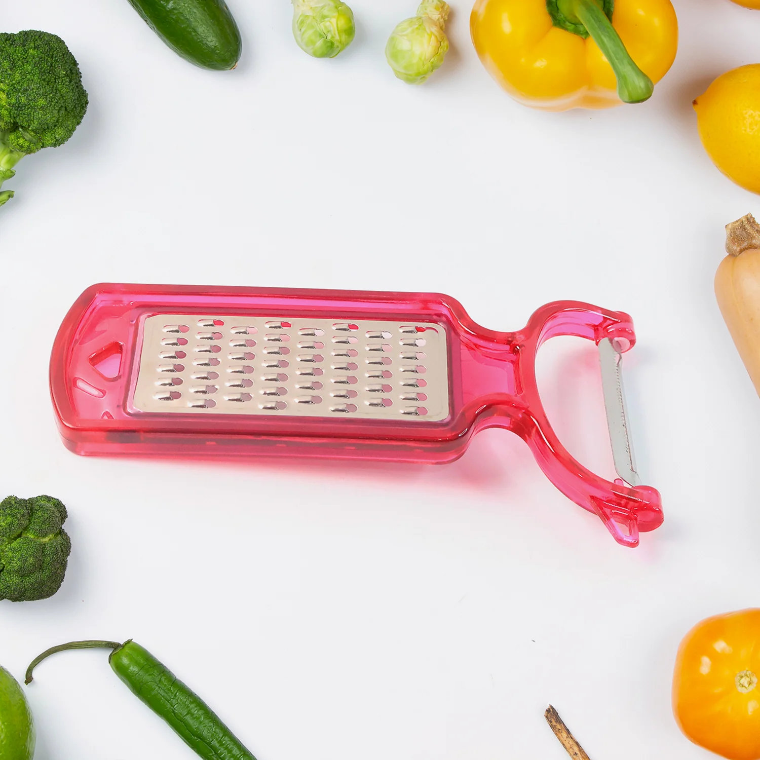 2-in-1 Multifunctional Kitchen Peeler with Grater (1 Pc) - Image 6