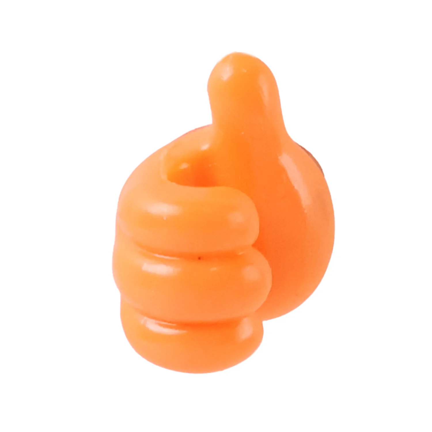 Orange Multifunctional Multi functional Hand Shape Wall Clip Hanger Keys Cable Holder - Image 5