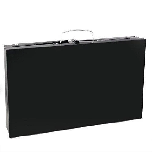 Stainless Steel Briefcase Style Barbecue Grill Toaster (Medium, Black) - Image 4