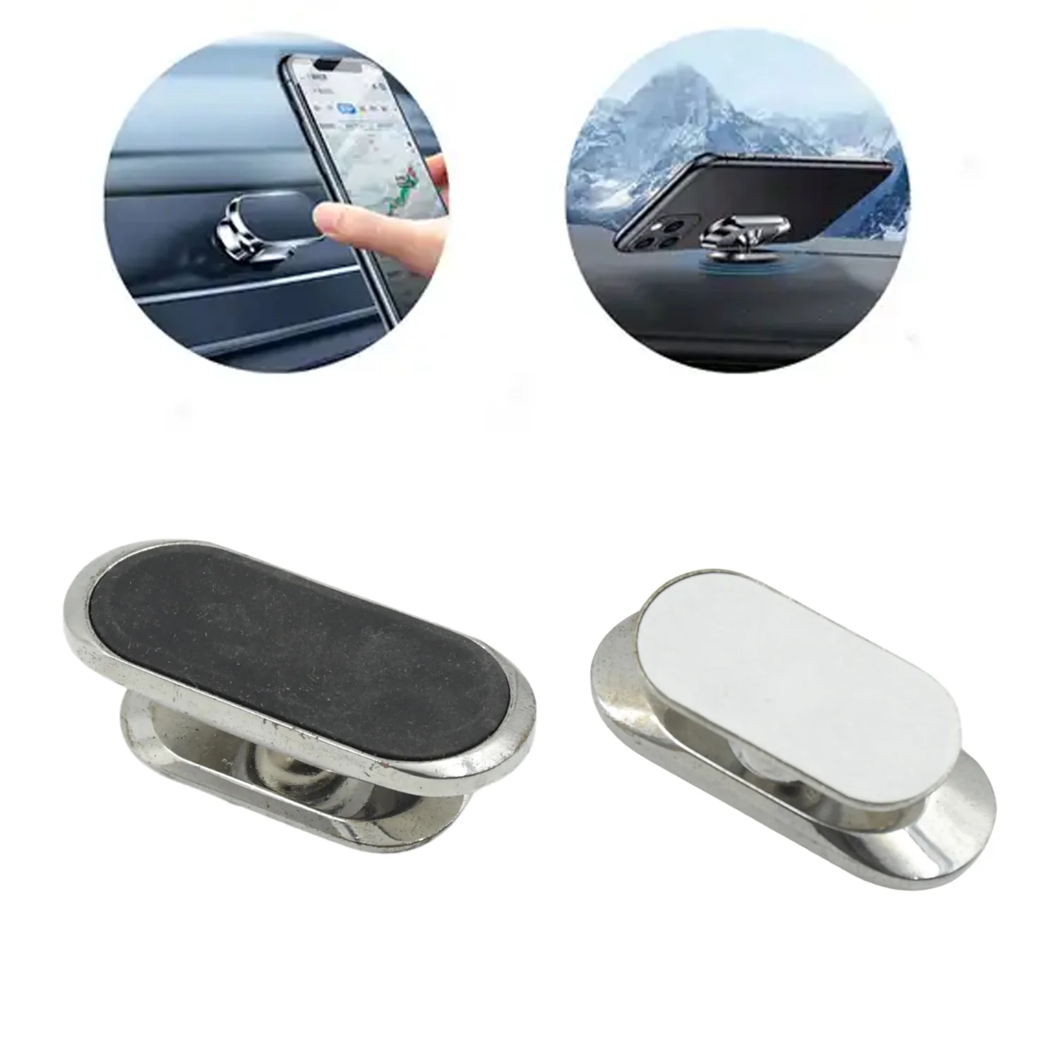Magnetic Phone Mount/Holder for Car, Super Strong Magnet Universal Car Mount, Dashboard 360° Rotation for Car, Desk, Office, Home & Kitchen for All Smart phones (1 Pc) - Image 6