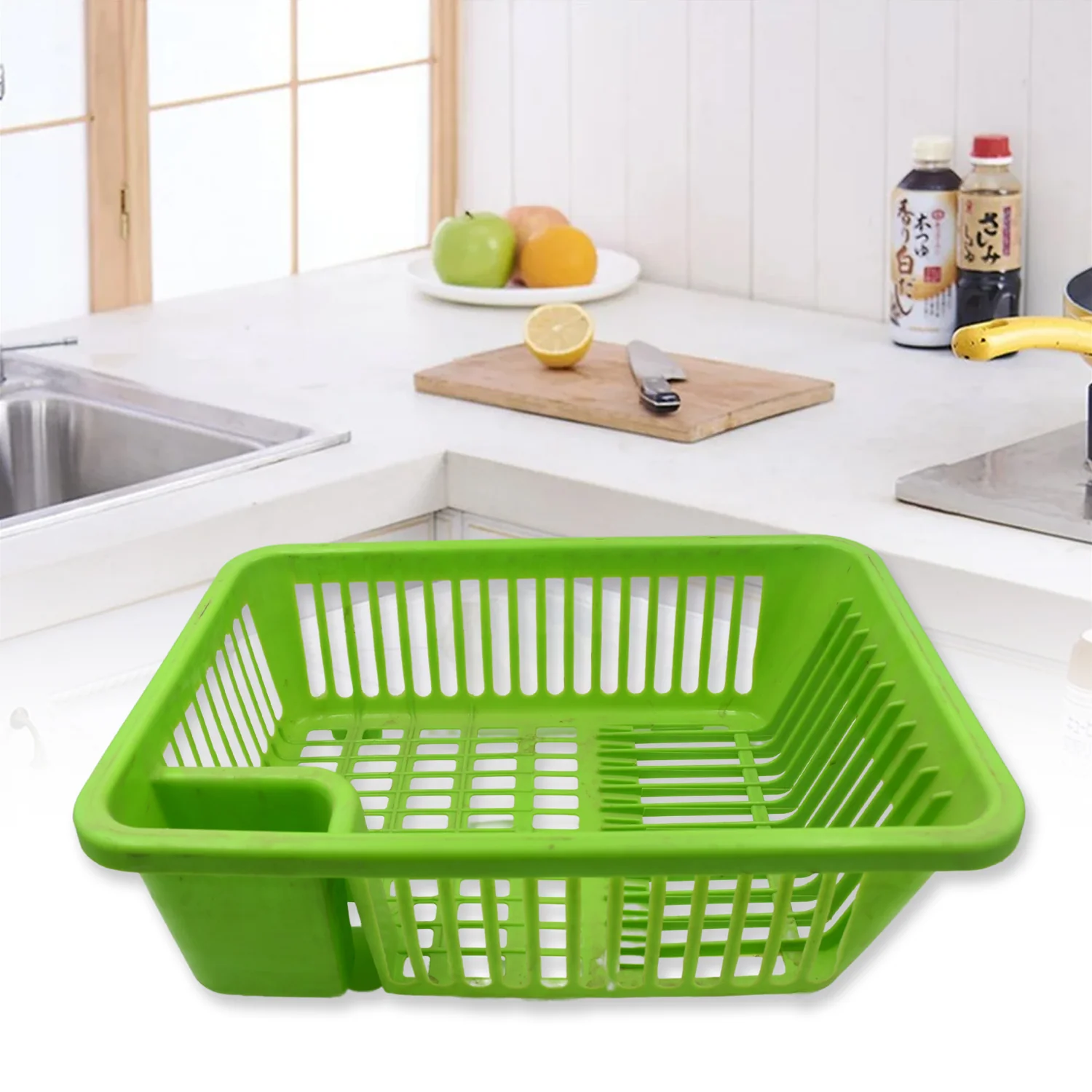 Multipurpose Plastic Kitchen Basket for Vegetables Fruits WashingOrganizer 43×30 cm - Image 4