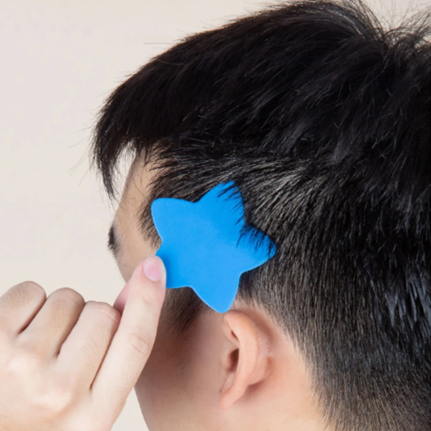 Haircut Design Stencil Set – 6-in-1 Safe Hair Trimmer Molds - Image 4