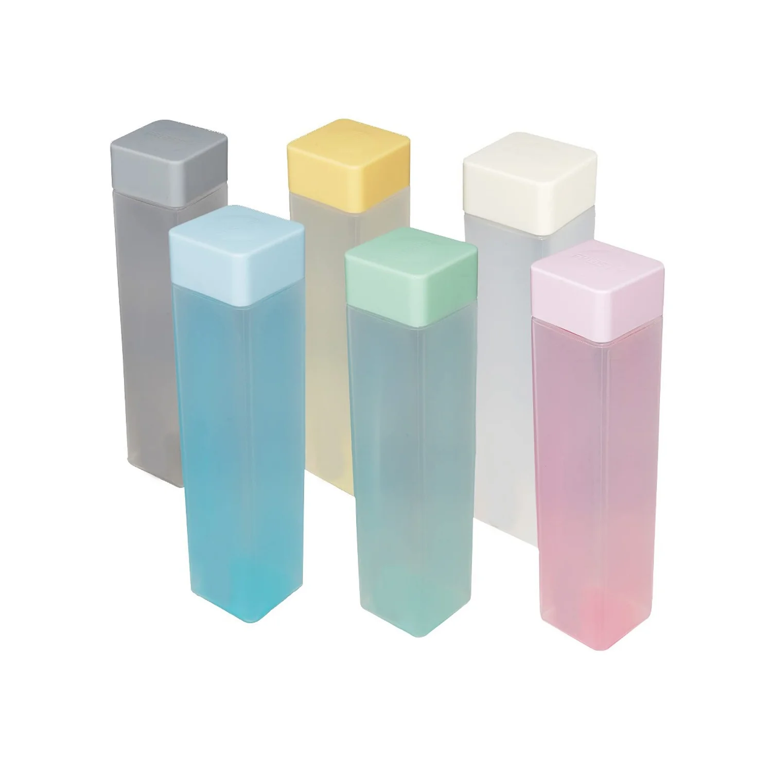 Large Capacity Plastic Water Bottle | Set of 6 | Square Water Bottle (940ml each) - Image 8