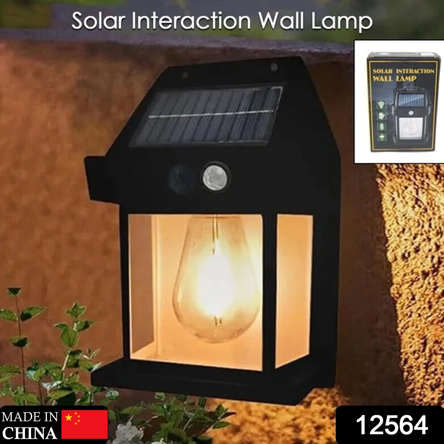 Solar Wall Lamp – Wireless Outdoor Light with Motion Sensor & 3 Modes - Image 2