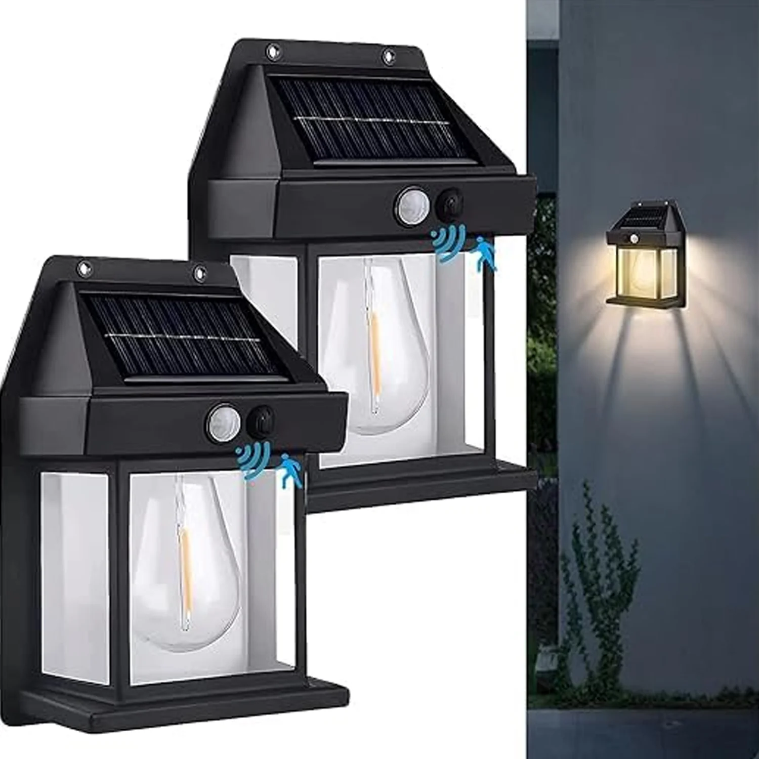 Solar Wall Lamp – Wireless Outdoor Light with Motion Sensor & 3 Modes - Image 3