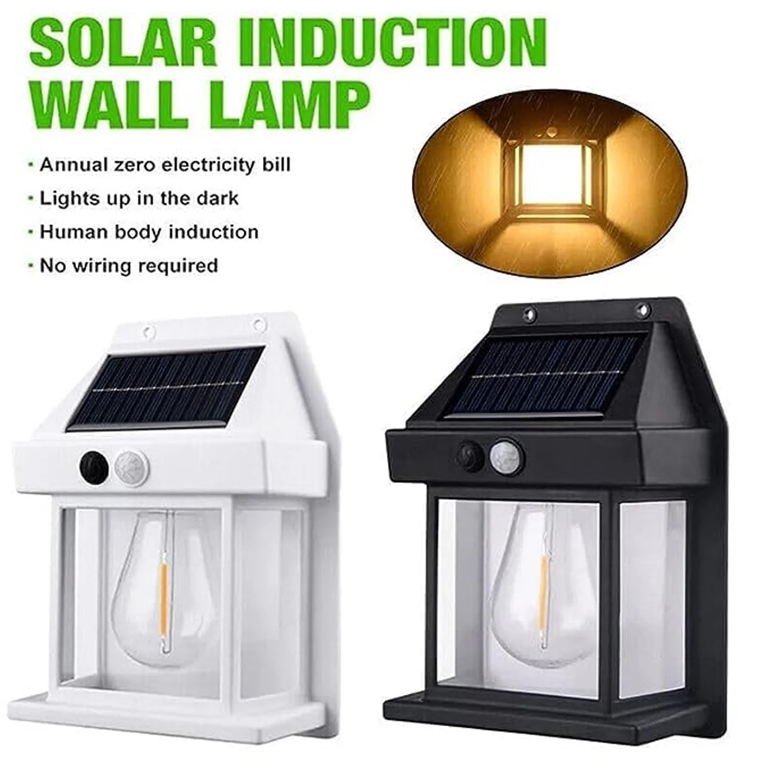 Solar Wall Lamp – Wireless Outdoor Light with Motion Sensor & 3 Modes - Image 6