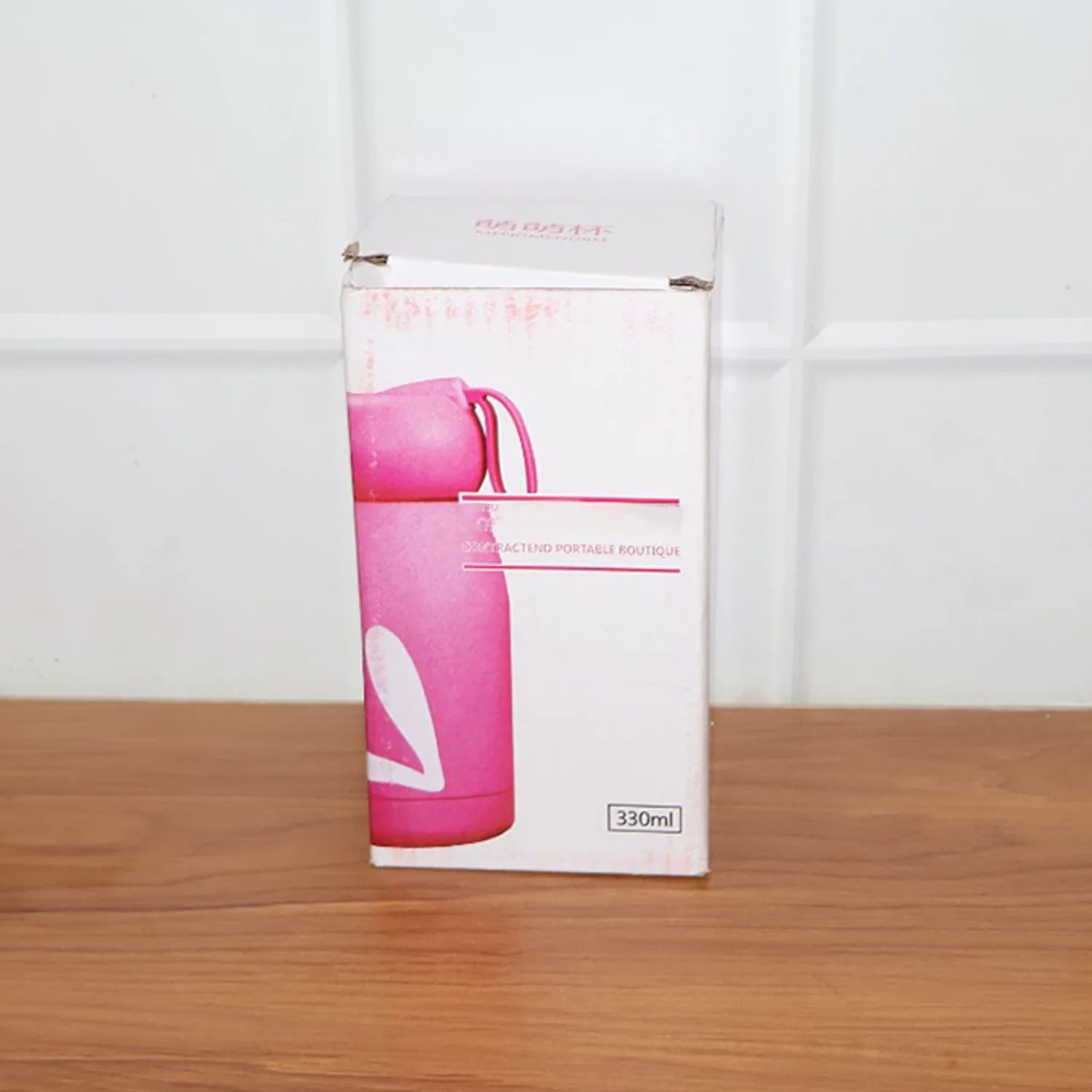 Cute Rabbit Printed Portable Insulated Water Bottle (330ML / 1 Pc) - Image 8