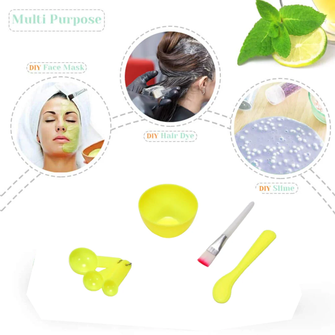 Facial Mask Bowl Set for Girls (6-Pcs) - Image 3