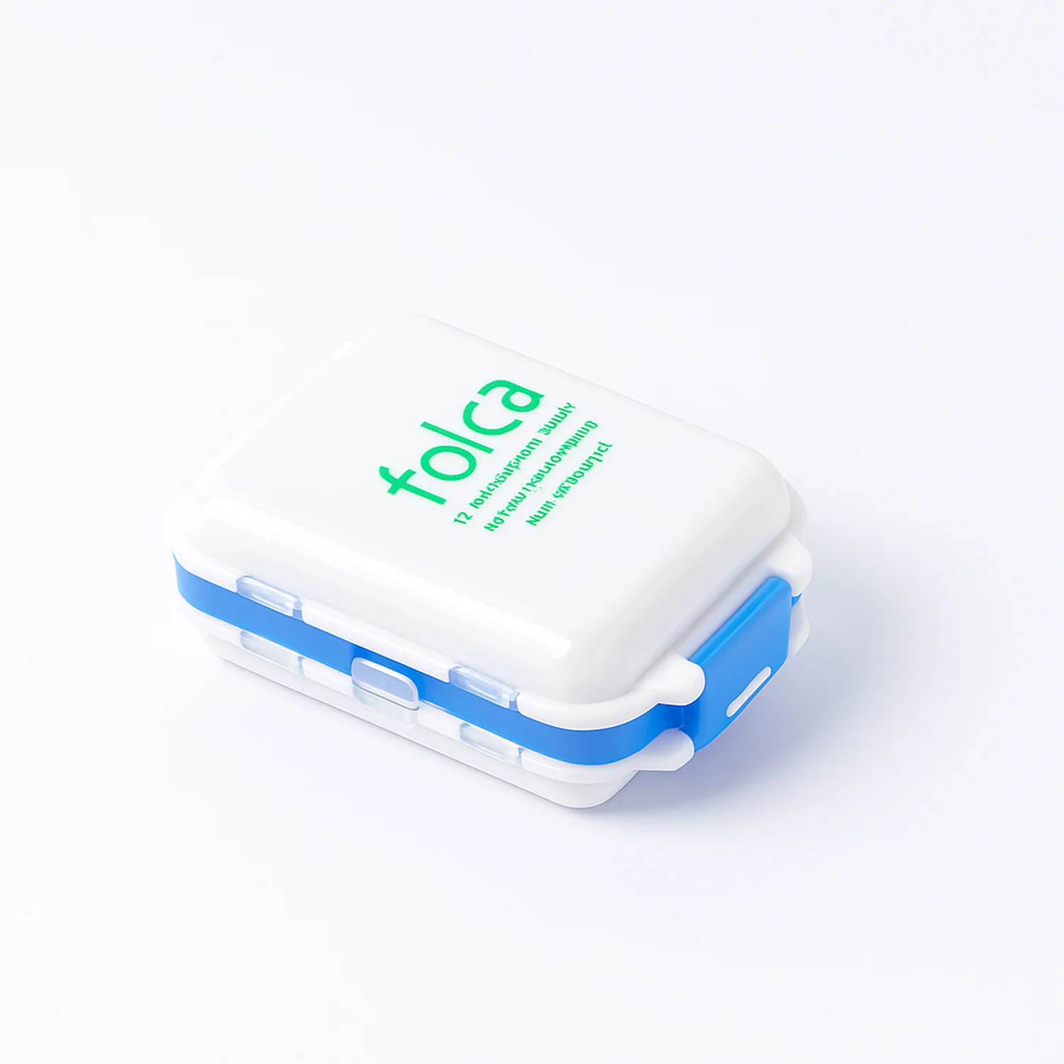 Portable Blue Dual-Sided Pill Organizer Box (1 Pc) - Image 5