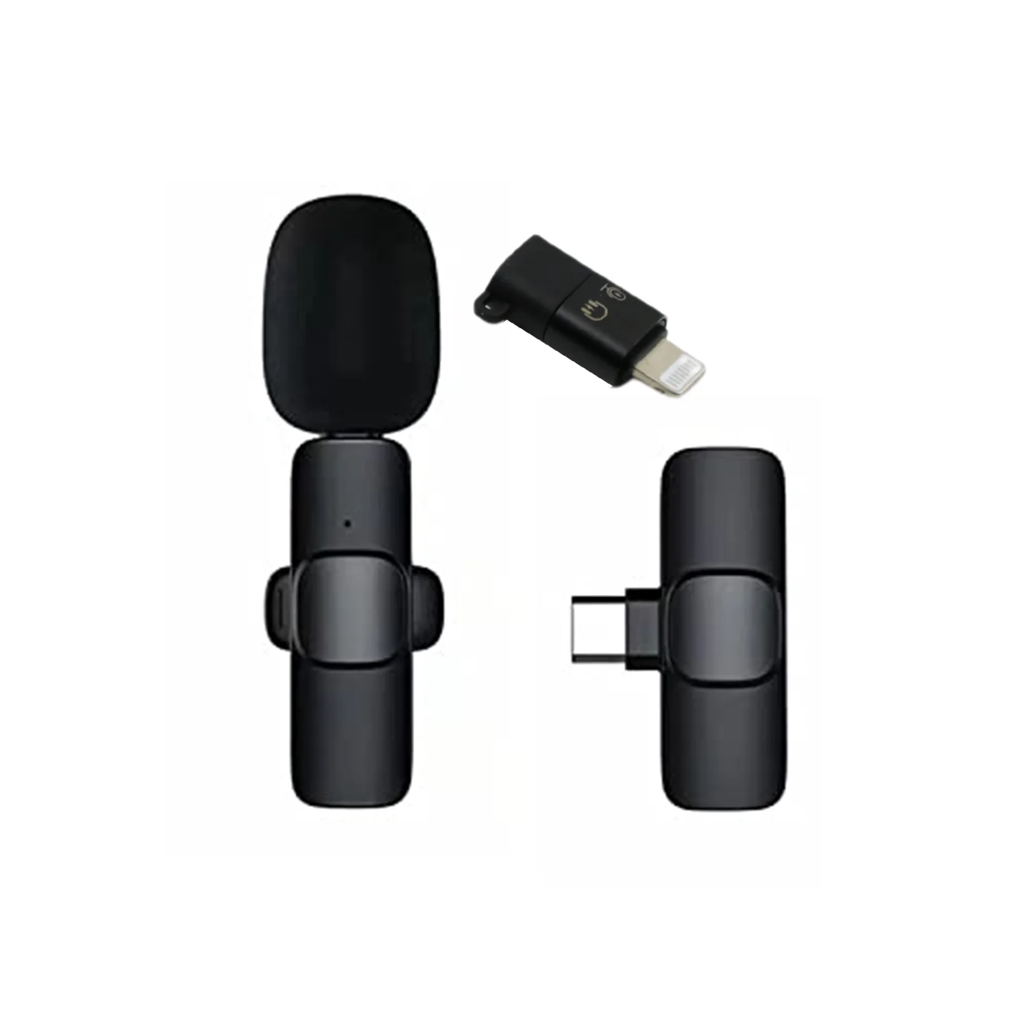 Intelligent Noise Cancelling Live Streaming Clip on Microphone for Type-C & for iPhone - Image 5