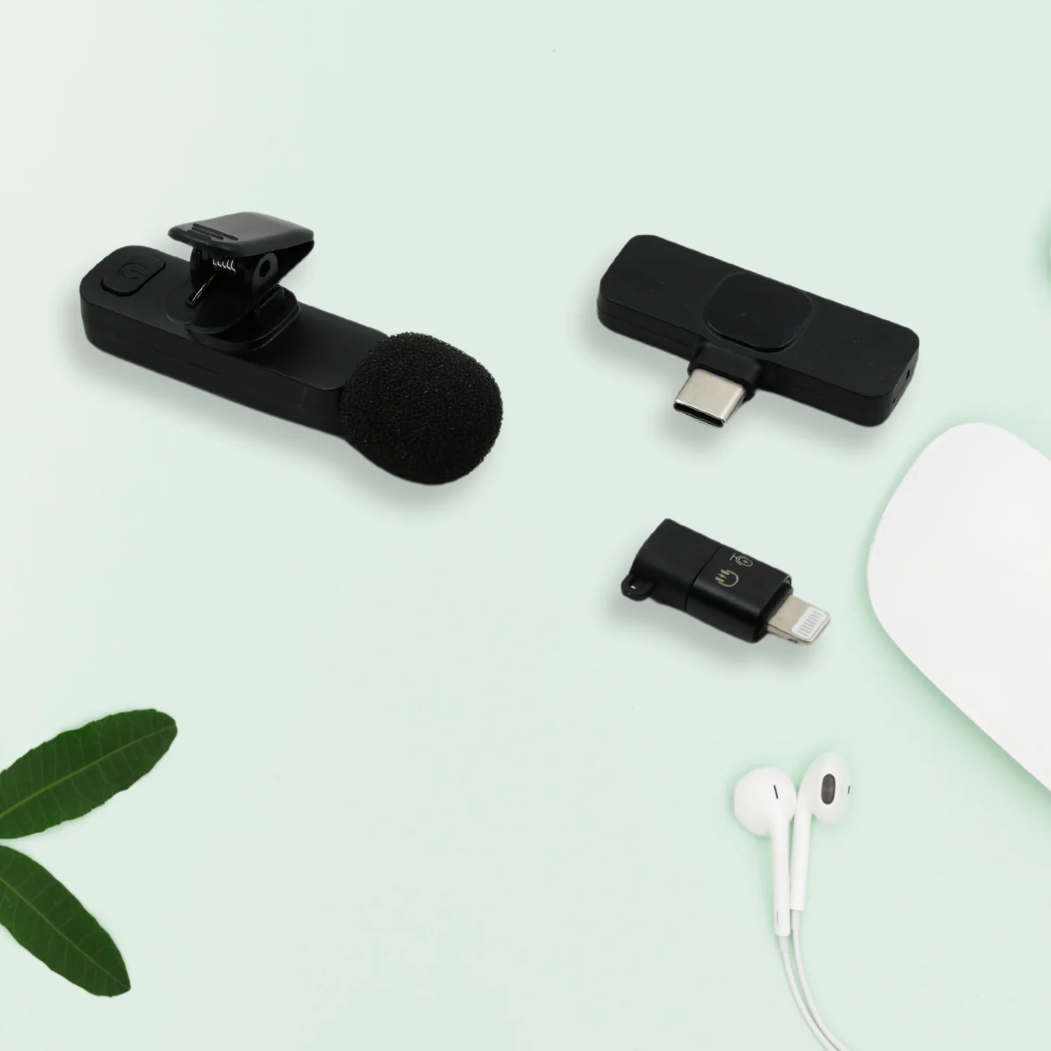 Intelligent Noise Cancelling Live Streaming Clip on Microphone for Type-C & for iPhone - Image 6