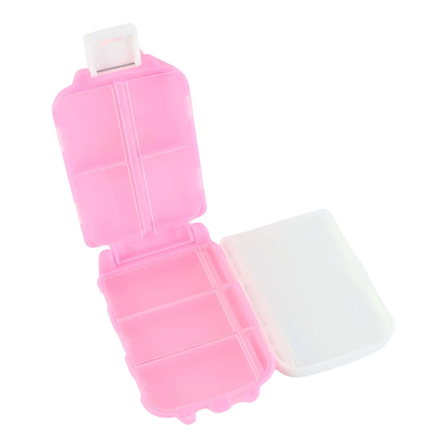 Portable Pink Dual-Sided Pill Organizer Box (1 Pc) - Image 5