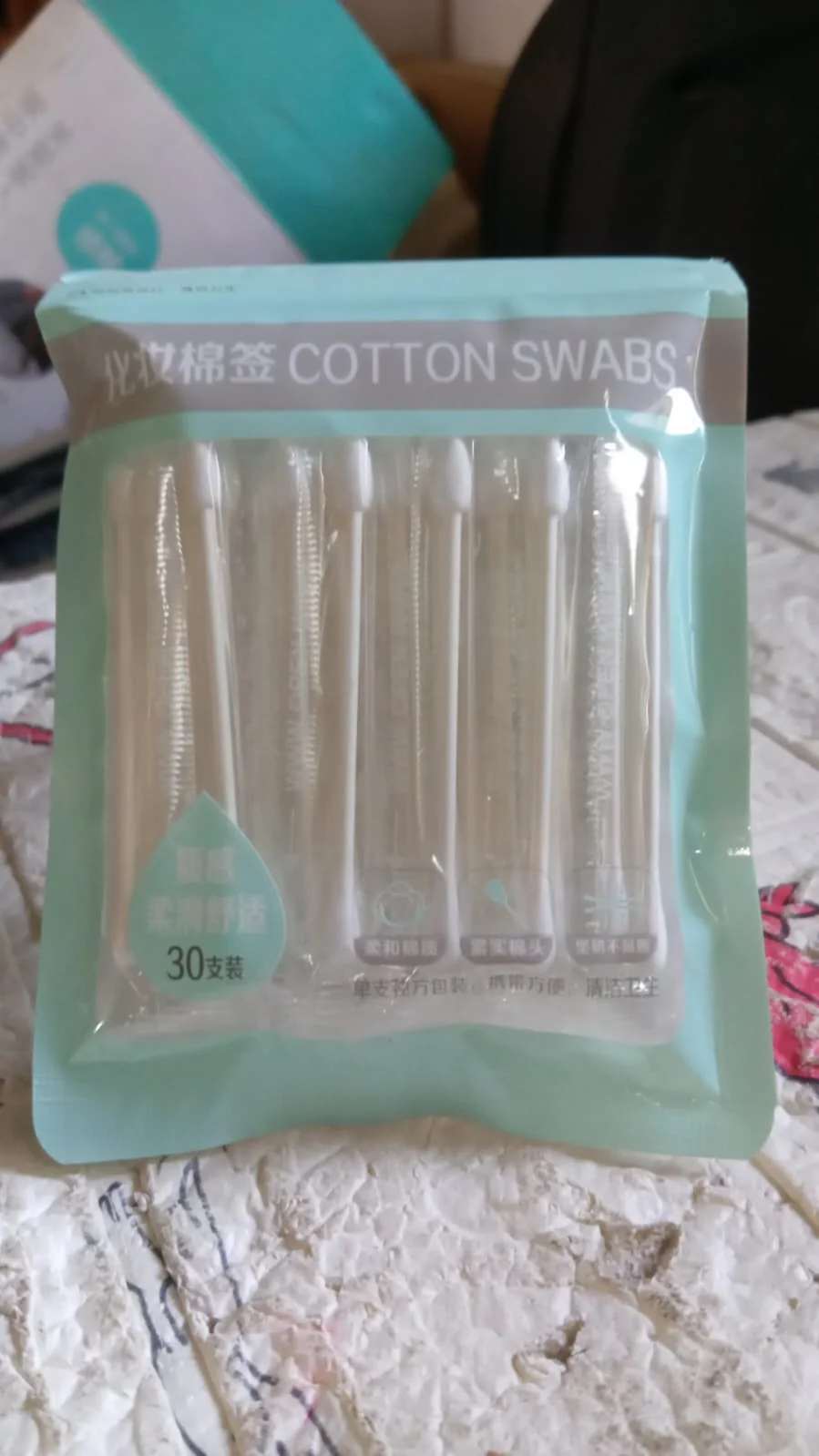 Double Head Cotton Ear and Nose Cleaning Disposable Sticks for Beauty  30 Pc Set - Image 6