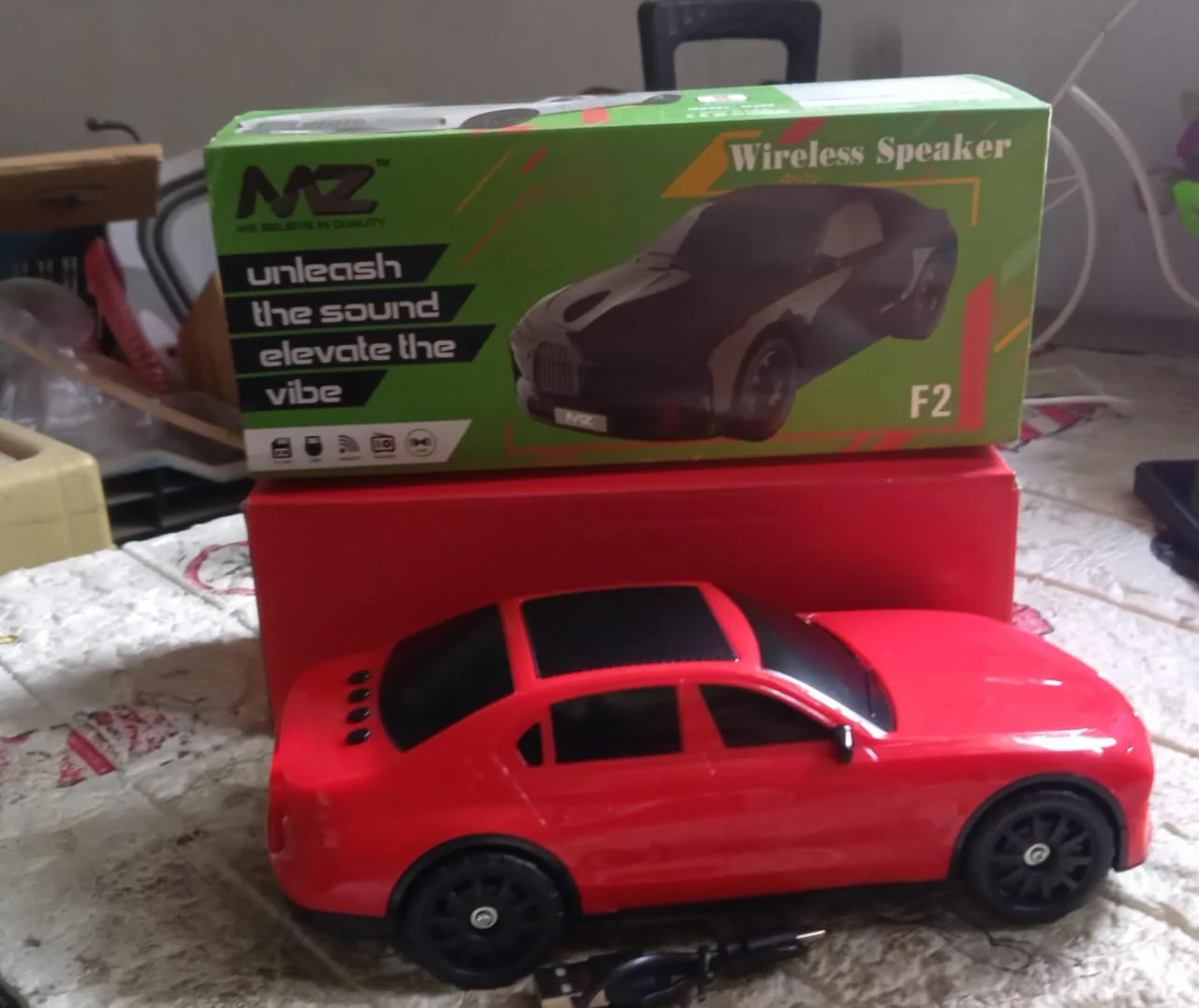 Wireless Bluetooth Speaker Portable Car Shape Music Speaker Support Bluetooth - Image 9