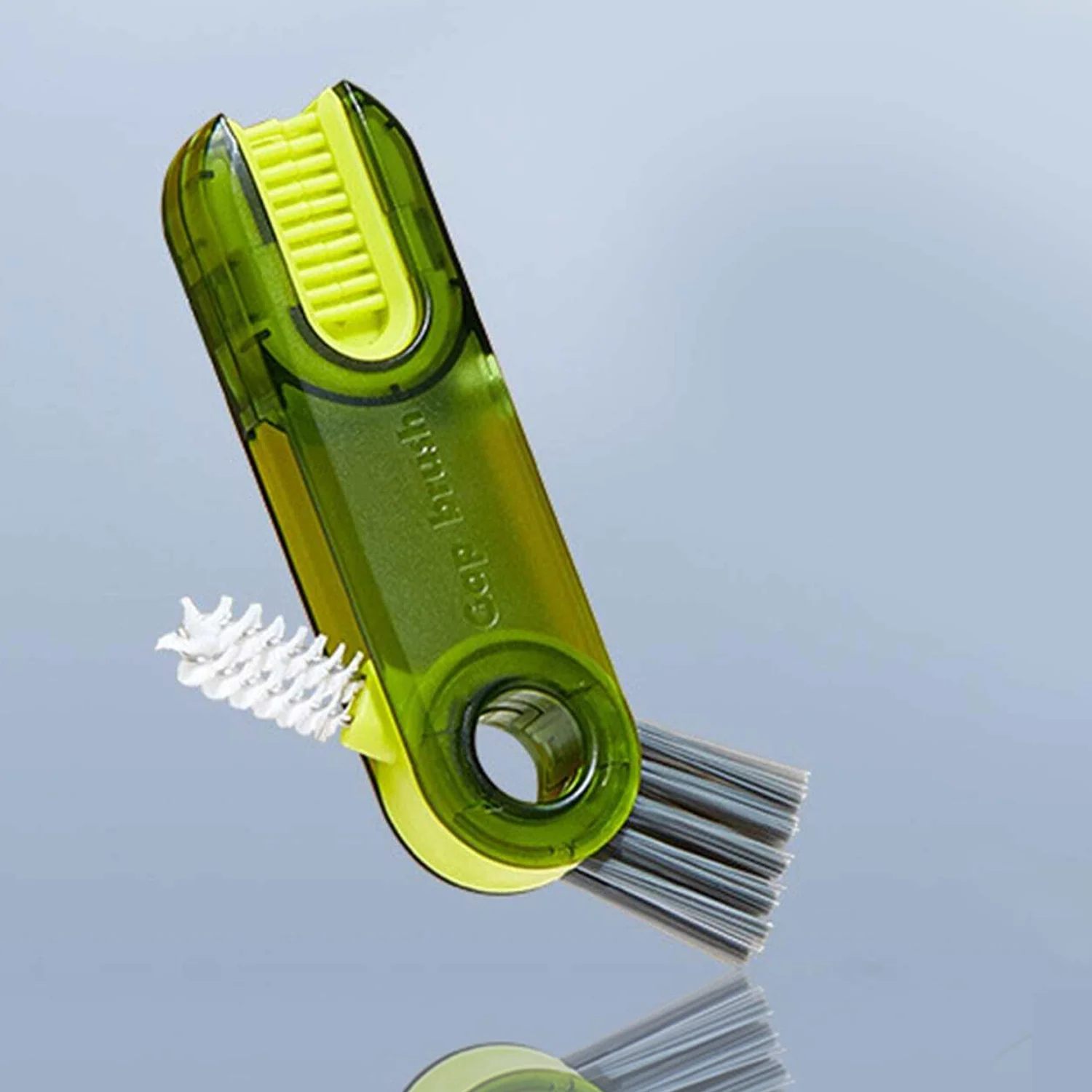 3-in-1 Multifunctional Bottle & Cup Cleaning Brush – Lid & Cover Scrubber (1 Pc) - Image 3