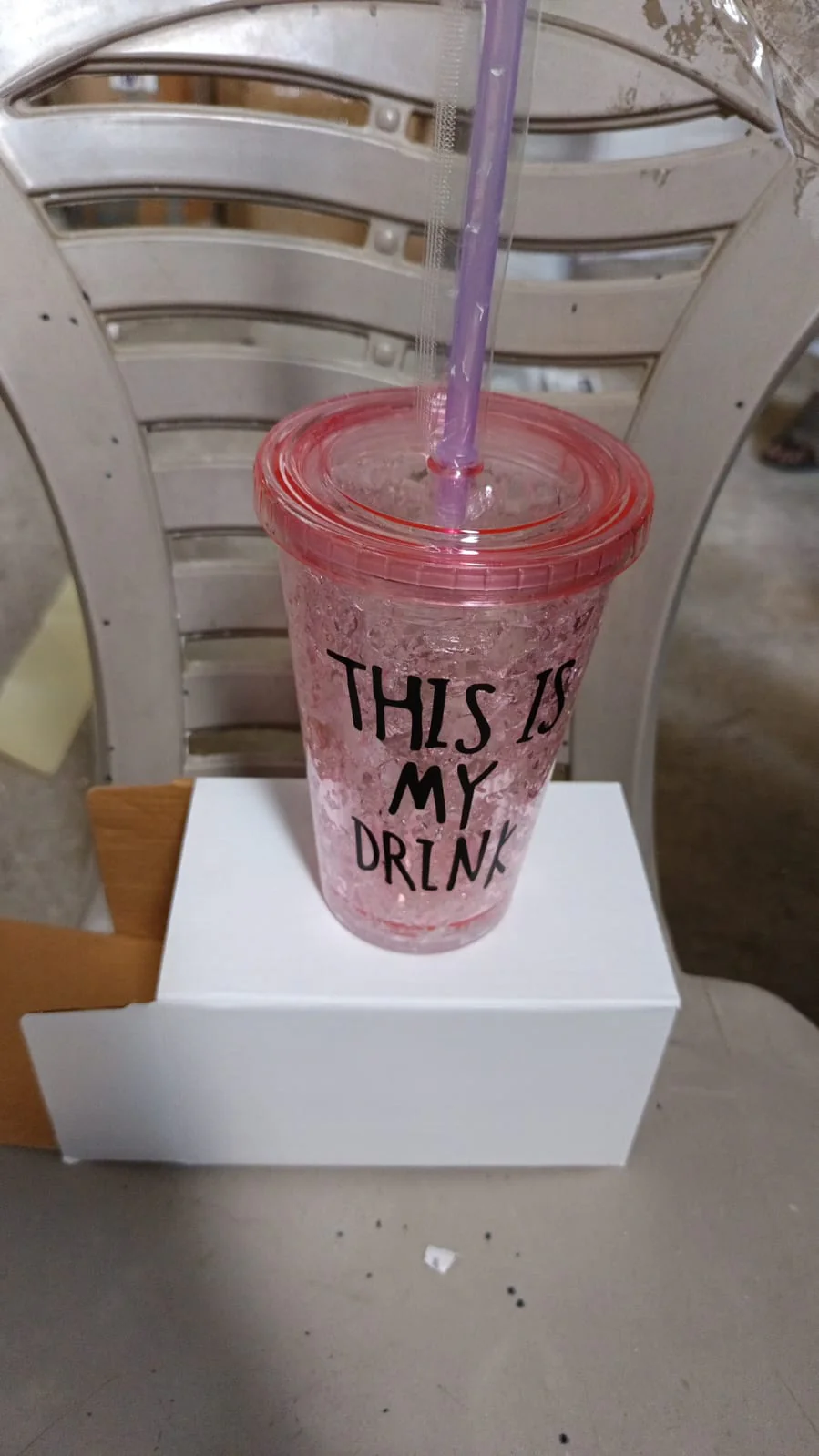 Plastic Creative Cold Drink Cup,  Double Wall Plastic Drinking Sport Bottle - Image 9