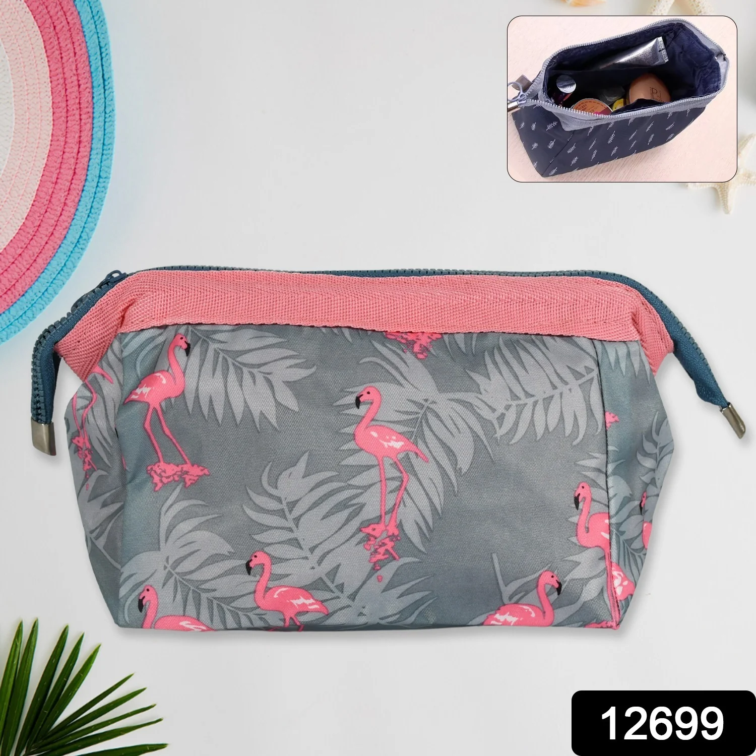 Makeup Bag / Pouch / Travel Cosmetic Bags /  (1 pc / 25×13 Cm) - Image 2