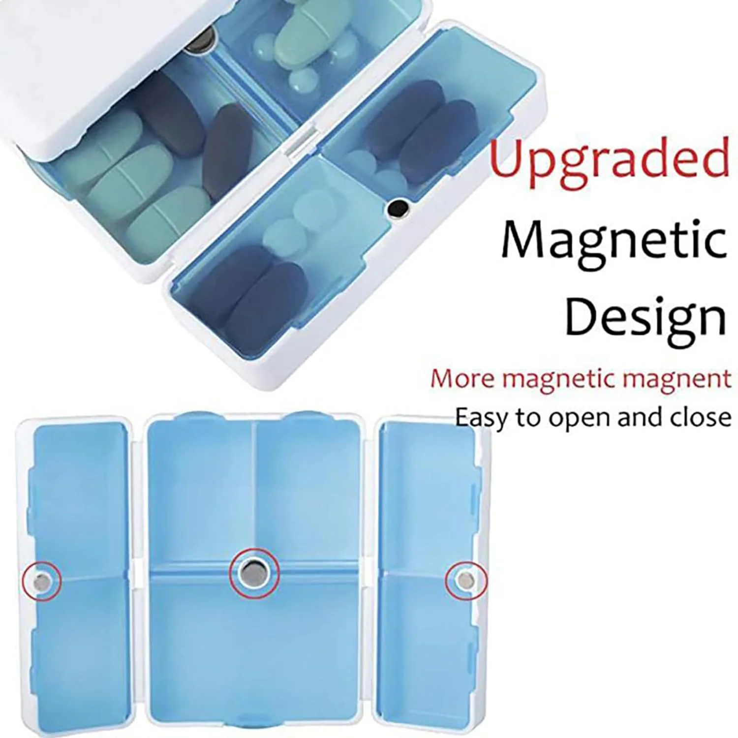 Magnetic Pill Organizer, Medicine Box (1 Pc) - Image 6