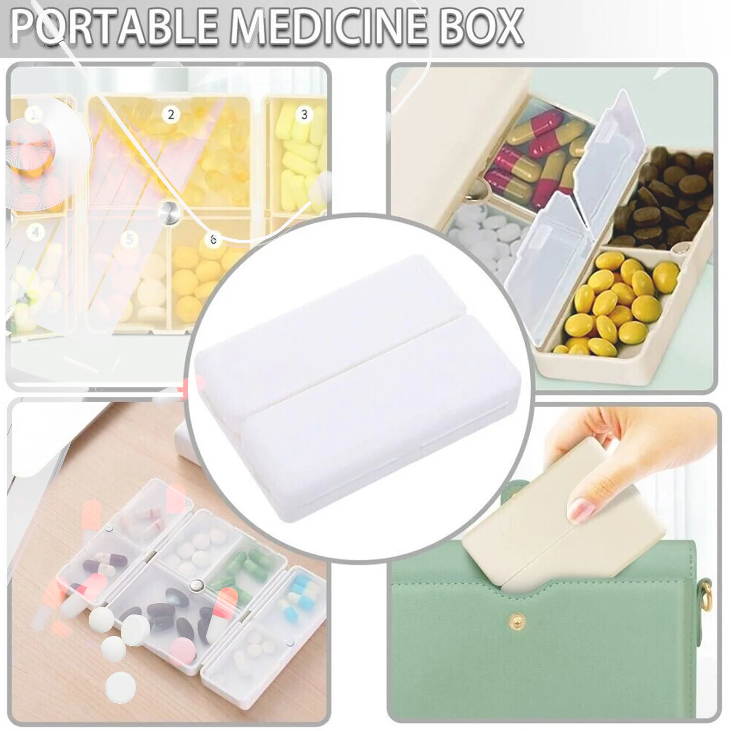 Magnetic Pill Organizer, Medicine Box (1 Pc) - Image 8