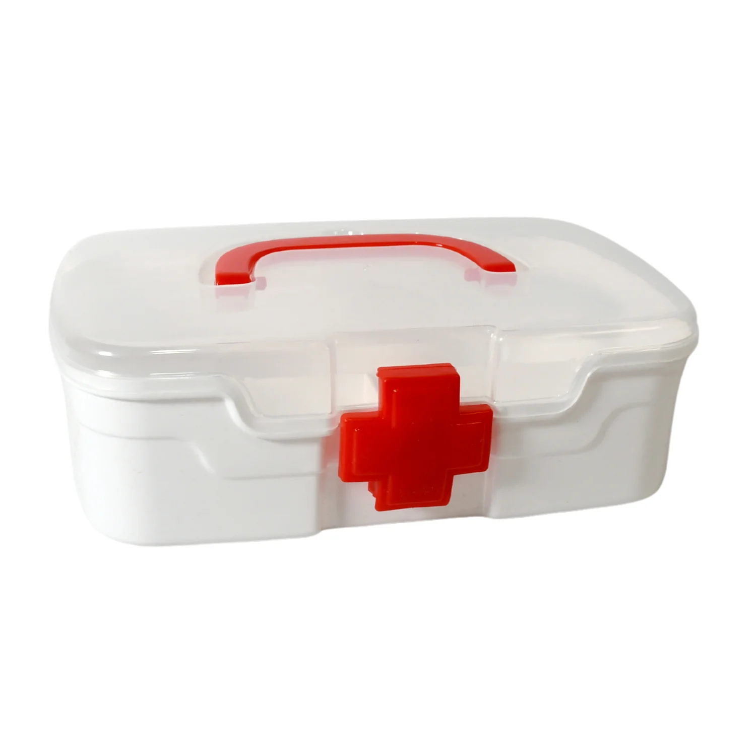 Portable Medical Storage Box with Handle & Transparent Lid (1 Pc) - Image 4