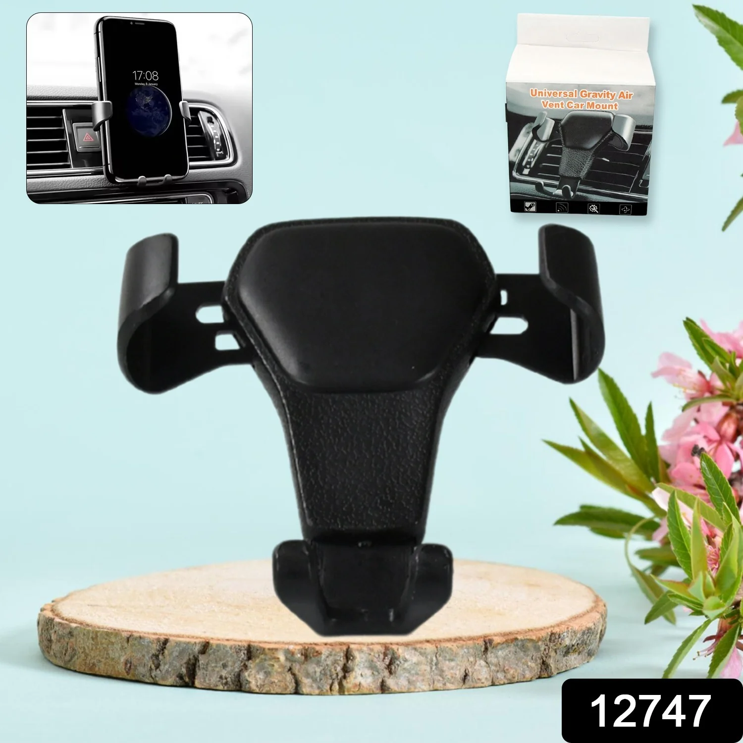 Car Mobile Phone Holder Multifunctional Dashboard & Air Outlet Mount Stand - Image 2