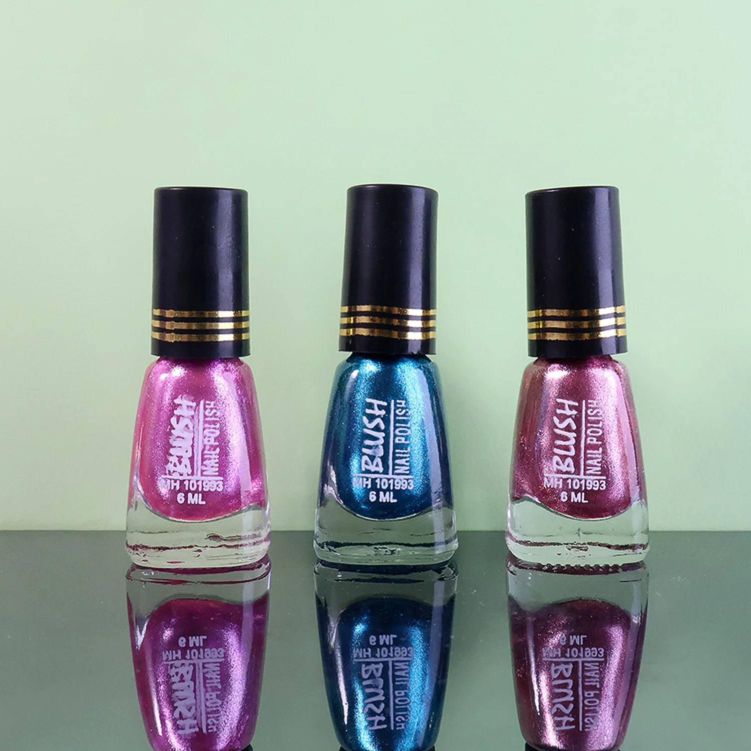 Blush Metallic Mini Nail Polish (Mix Color / 6 ML / 1 Pc) - Image 6